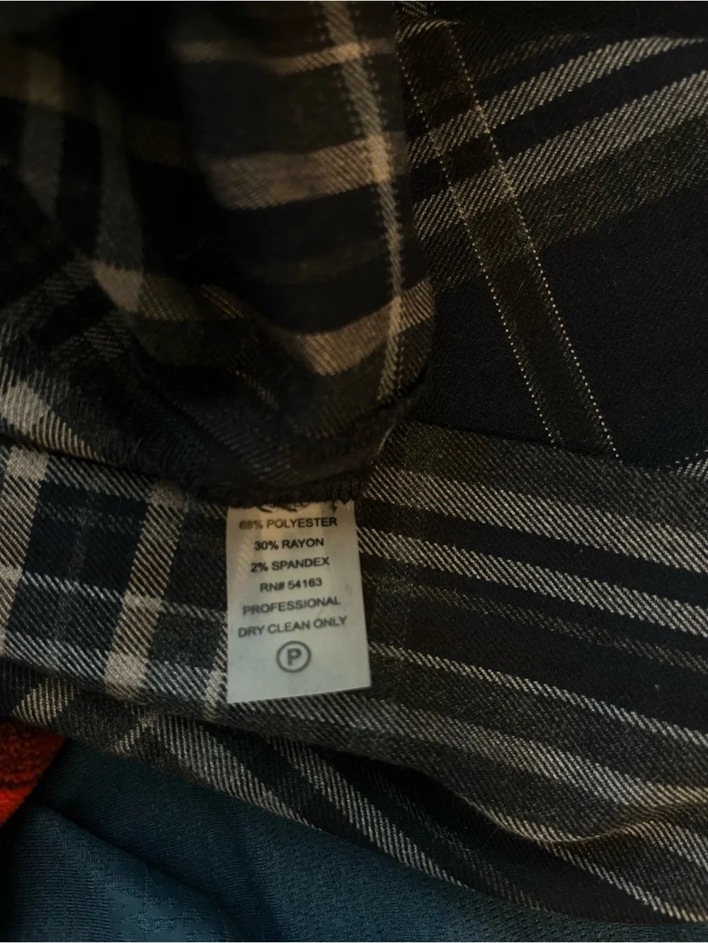 Tommy Hilfiger Navy and Gray Plaid Midi Sheath Dress - Picture 8 of 9